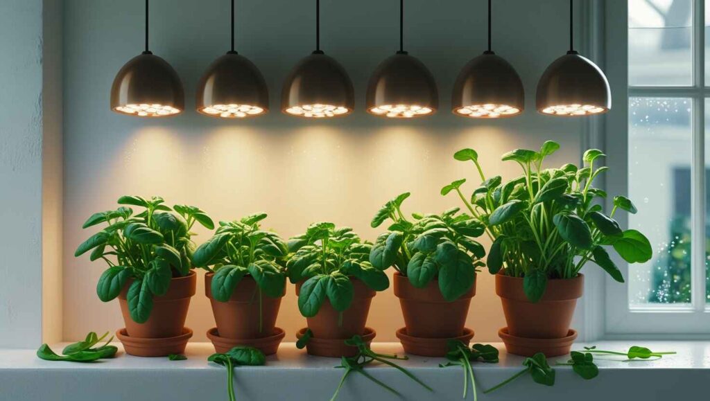 Spinach Grow Light