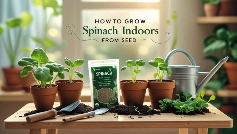 How To Grow Spinach Indoors From Seed